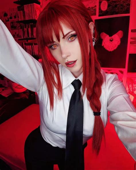 makima nsfw cosplay|makima cosplay.